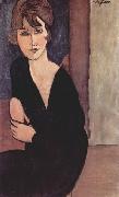 Amedeo Modigliani Portrat der Madame Reynouard oil painting on canvas
